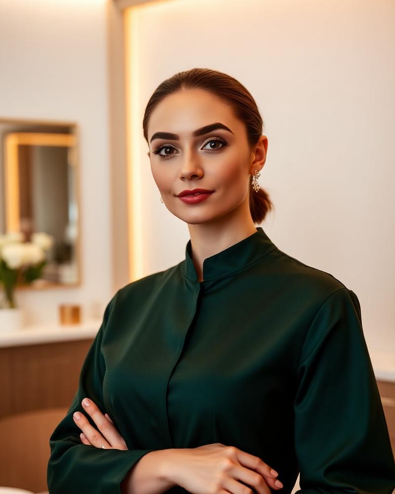 With an Aesthetician